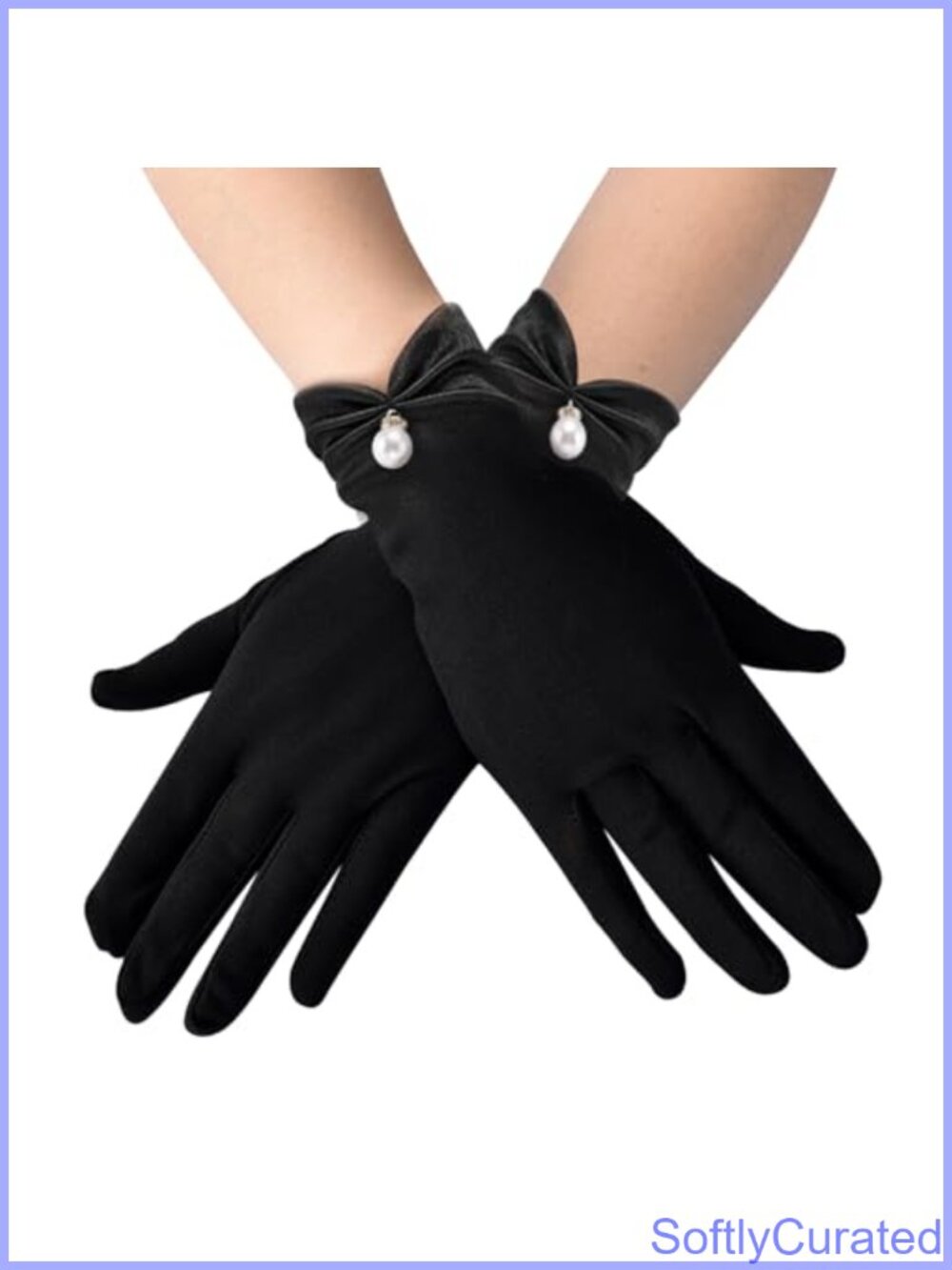 Satin Wrist Length Bridal Gloves Opera Wedding Formal Dress Gloves